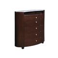 Picture of HomeRoots 366211 High Gloss Wenge Chest - 39 x 22 x 41.5 in.