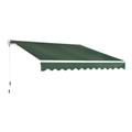 Picture of OnlineGymShop CB20899 10 x 8 ft. Copy of Patio Manual Retractable Sun Shade Awning - Green