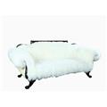 Picture of AFD Home 12012749 Sheep Fur Hardwood Sofa - Multi Color - 92 x 39 x 41.5 in.