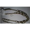 Picture of Designer Jewelry LOFTNECKLACE Loft Necklace Bronze with Black Crystal