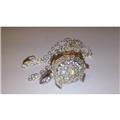 Picture of Designer Jewelry TURTLE Hand Craved Jade Turtle Pendant Charm 18 Karat Gold Bale Sea Life Tortoise NWT