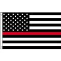 Picture of 212 Main THINREDLINE35 36 x 60 in. USA Thin Red Line Polyester Flag