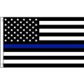 Picture of 212 Main THINBLUELINE35 36 x 60 in. USA Thin Blue Line Polyester Flag
