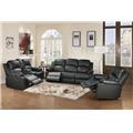 Picture of All You Can Purchase Furniture GS2890B Bonded Leather Recling Living Room Set&#44; Black
