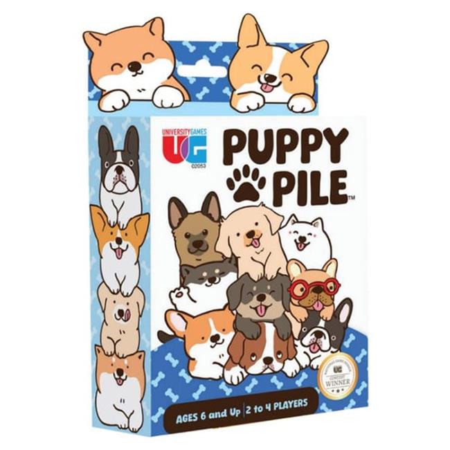 University Games UNV2053 Puppy Pile Card Game