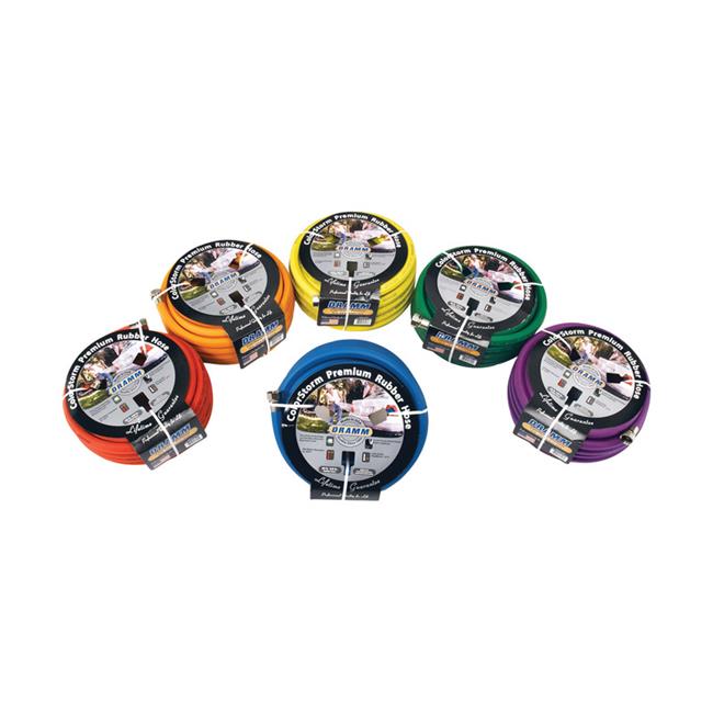 Dramm 7618036 Colorstorm 0.62 in. Dia. x 50 ft. Heavy Duty Garden Hose Kink R...