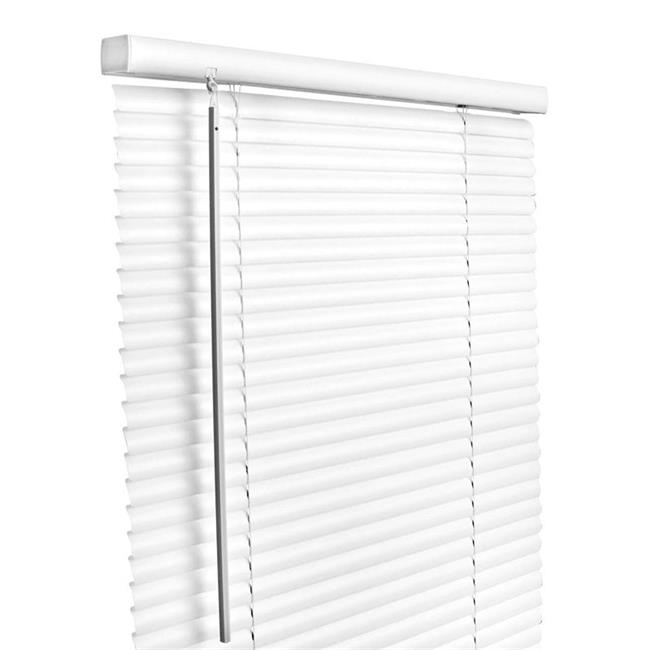 Living Accents 5005762 Vinyl 1 in. Cordless Mini-Blinds  43 x 64 in. - White