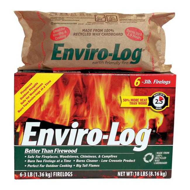 Enviro-Log 4500641 3.78 in. Fire Log  Pack of 6