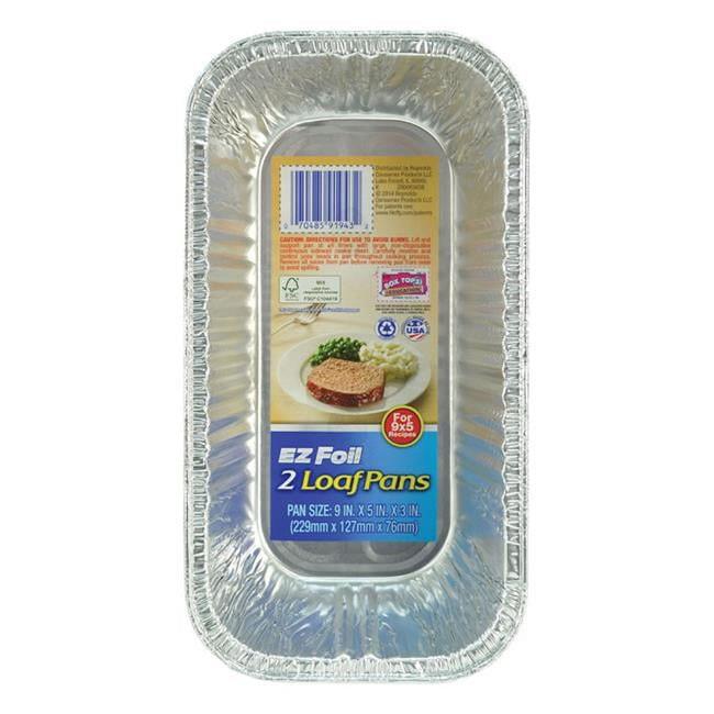EZ Foil 6806004 5 x 9 in. Loaf Pan - Silver  Pack of 12