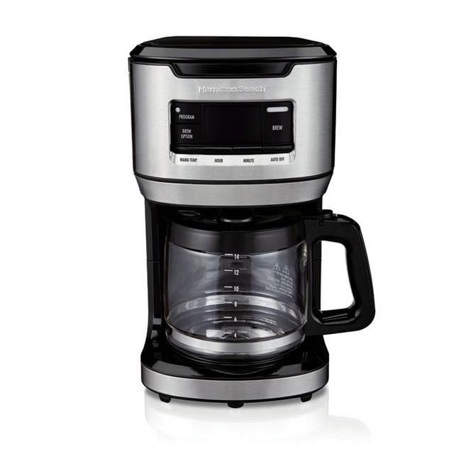 Hamilton Beach 6009884 14 Cup Black & Silver Coffee Maker