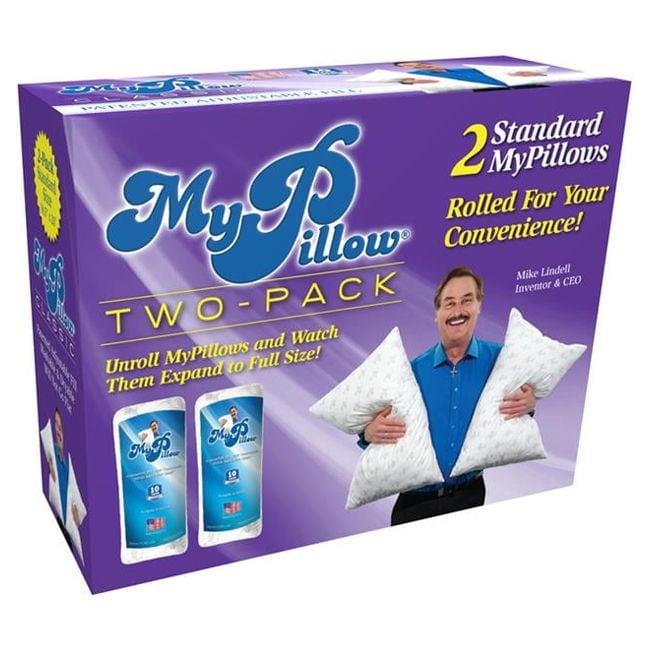 MyPillow 6022202 Cotton Classic Standard Bed Pillow Pack of 2