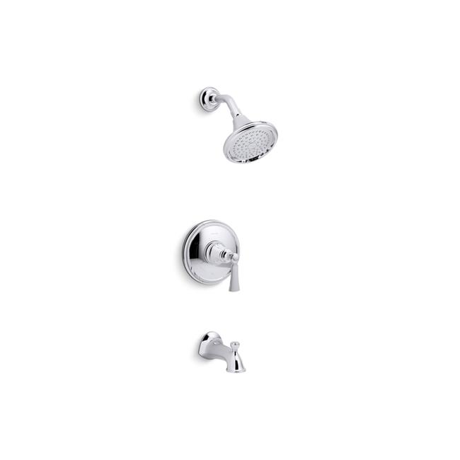 Kohler 4011449 Elliston 1-Handle Polished Chrome Tub & Shower Faucet