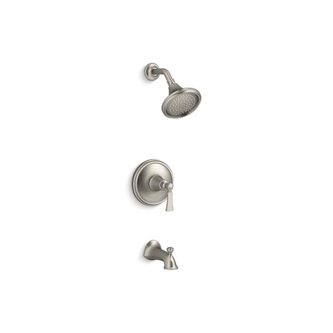 Kohler 4011451 Elliston 1-Handle Brushed Nickel Tub & Shower Faucet