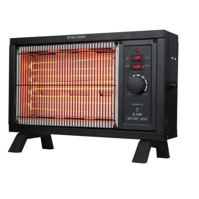 Perfect Aire 4010538 11.25 x 11.95 x 6 in. Electric Infrared Heater  Black