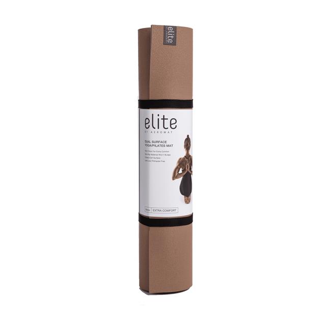 Aeromat 72381 Elite Dual Surface Yoga & Pilates Mat Chai