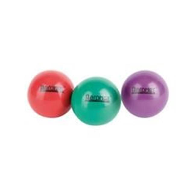 AeroMat 35920 3.6 in. Mini Weight Ball - Purple 3 lbs & Pack of 2