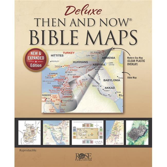 Rose Publishing 168892 Deluxe Then & Now Bible Maps Book 2.0 - Jul 2020