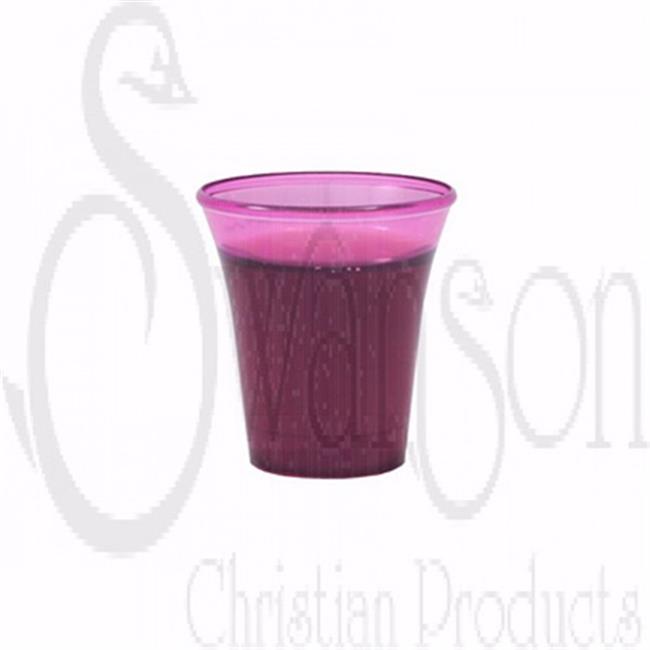 Swanson Christian Supply 11628 Communion-Cup-Disposable  Grape Color - 1.38 i...