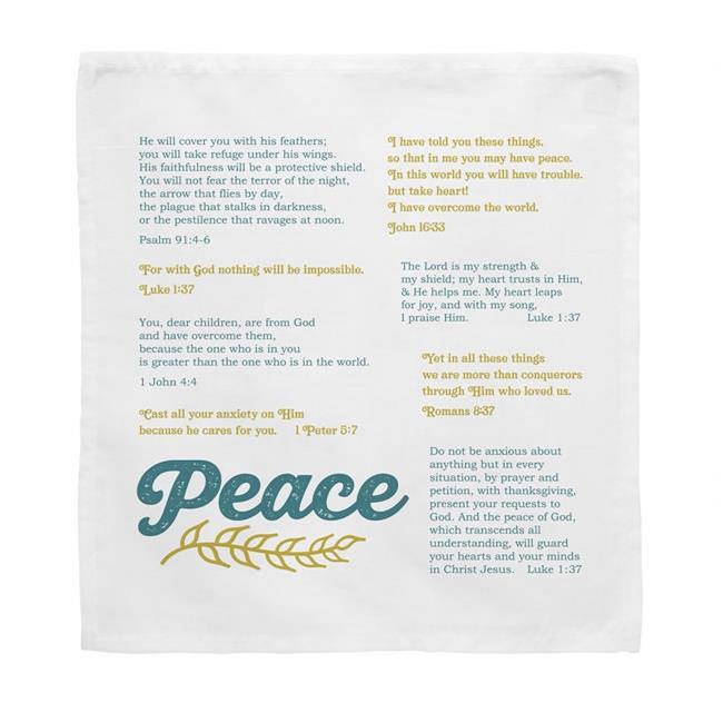 Swanson Christian Supply 264701 Prayers In My Pocket Cloth - Peace - Pack of 6