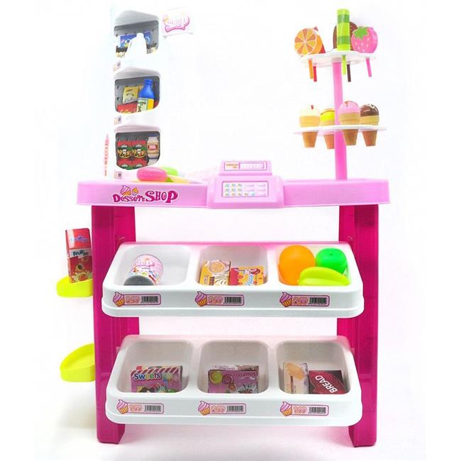 AZ Import PS819 Dessert Shop  Luxury Supermarket & Grocery Playset - 40 Piece