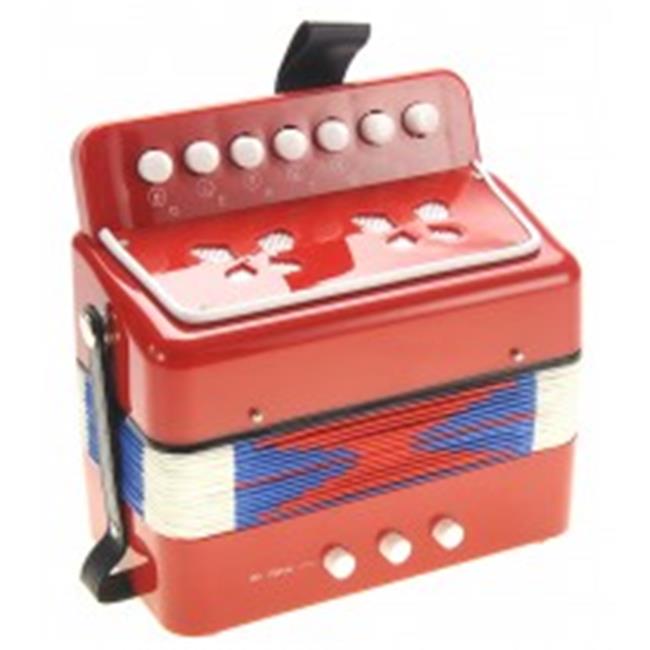 Childrens Musical Instrument Accordion  Red