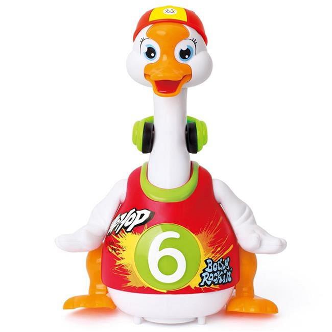AZImport PS828 Red Dancing Hip Hop Goose Development Musical Fun Toy  Red