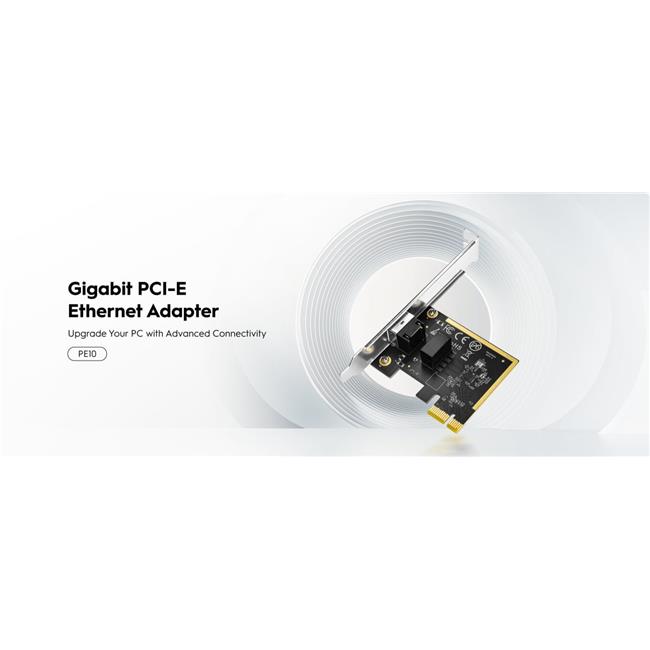 Cudy PE10 Gigabit PCI Express Adapter - White