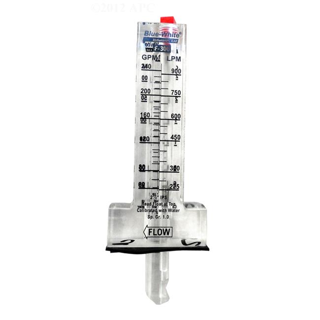 Blue F30250P F300 Flowmeter Horizontal Standard Flow