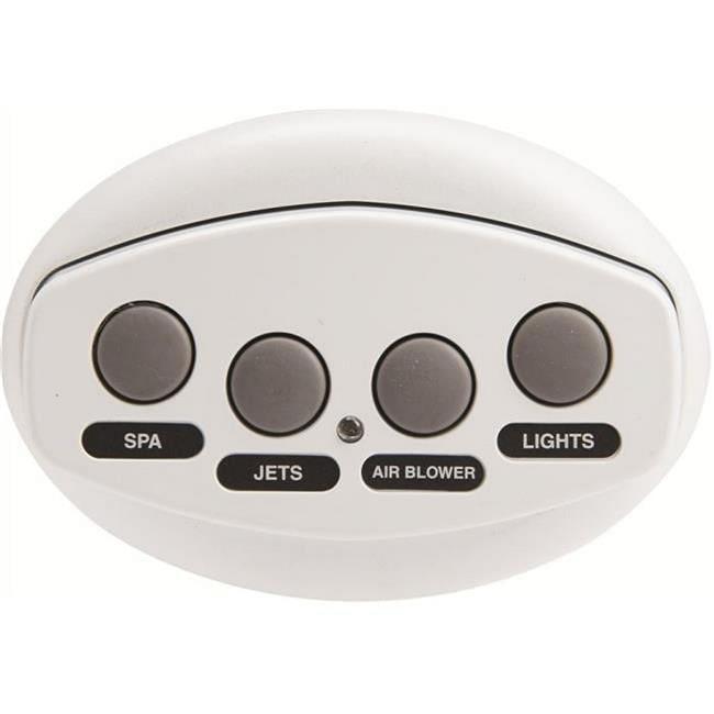 Pacfab 521886 100 ft. Intellitouch is4 & 4 Function Spa Side Remote  Gray