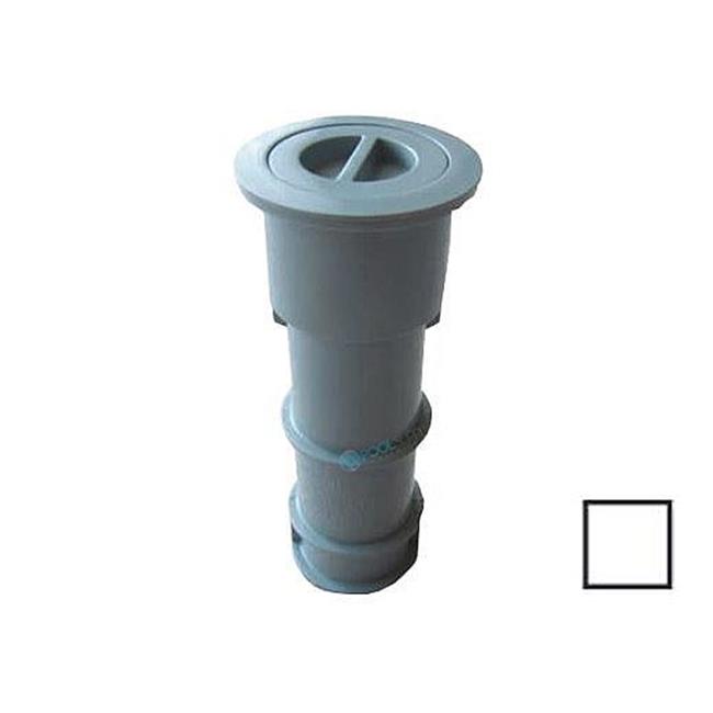 Aquastar Pool US101 7.5 in. Umbrella Stand with Sleeve & Center Cap White