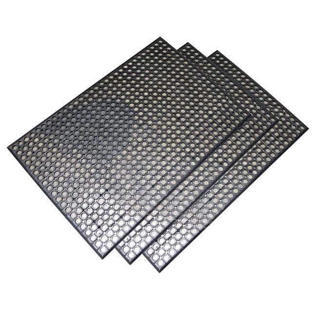 Buffalo Tools RMAT233 2 x 3 ft. Industrial Rubber Floor Mat  Set of 3