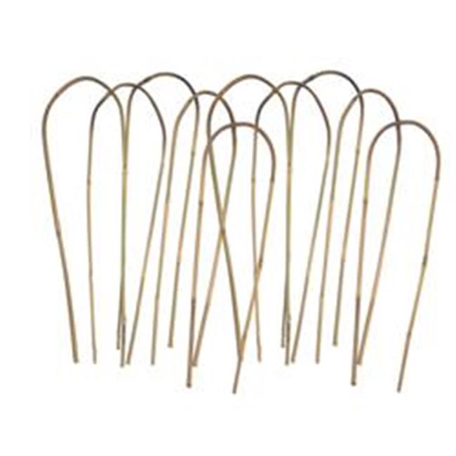 Eastern Star BU24ES10 24 in. Bamboo U Trellis Hoop Stakes - Pack of 10
