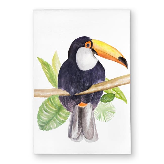 Begin Home Decor C1ROAR23DCRZK9 2 x 3 ft. Toucan Exotic Outdoor Area Rug - Li...