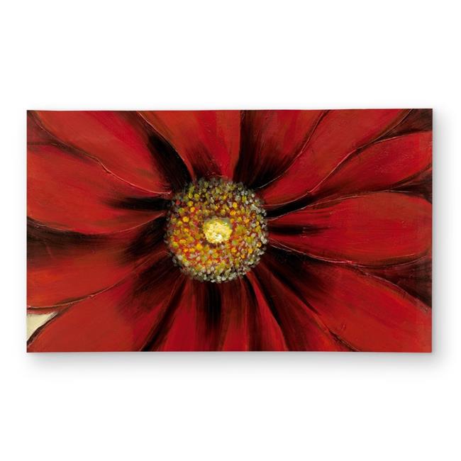 3x5 ft. Red Daisy - Contemporary Outdoor Area Rug for Home Decor - Rectangle