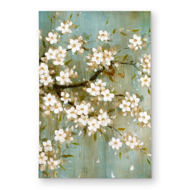Begin Home Decor C1ROAR23V0NEC0 2 x 3 ft. White Cherry Blossom - Beige Outdoo...