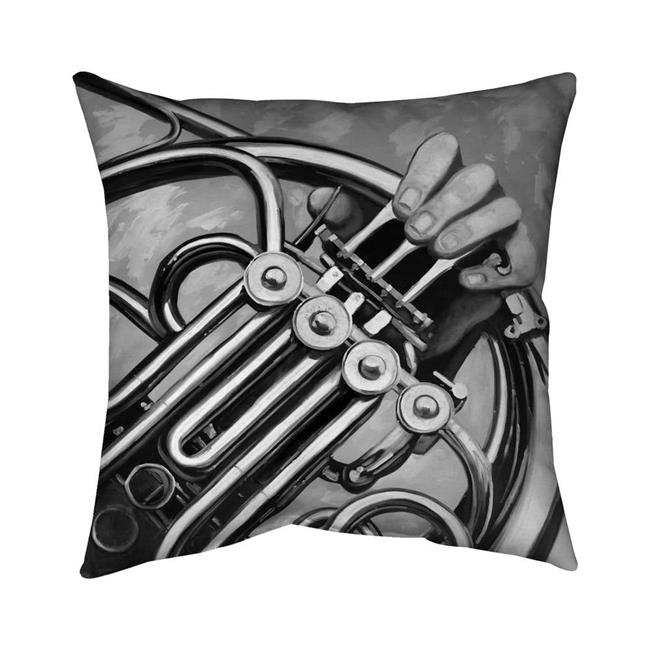 Begin Home Decor 5543-2626-MU36-1 26 x 26 in. Musician with French Horn Monoc...