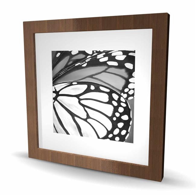 Begin Home Decor C1FM1616OMX69F 16 x 16 in. Butterfly Wings Closeup - Framed ...