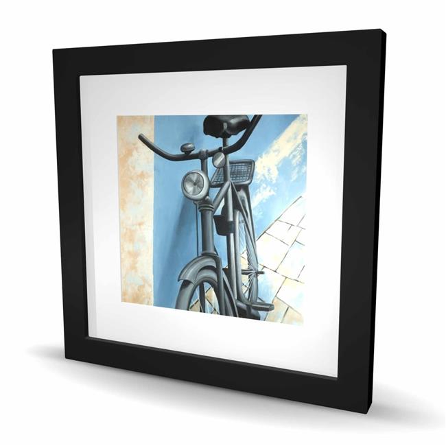 Begin Home Decor C1FM1616HJ7LRC 16 x 16 in. Abandoned Bicycle Wall Art - Illu...