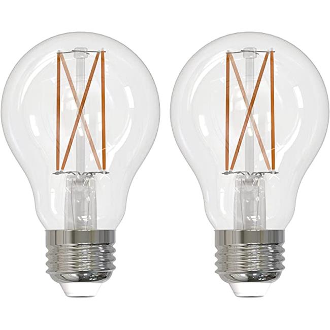 Bulbrite Pack of (2) 8.5W LED A19 3000K Filament Bulb