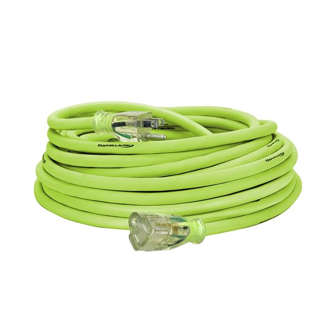 PrimeWire FZ512730 4.67 in. 50 ft. Flexzilla Pro Extension Cable  Green