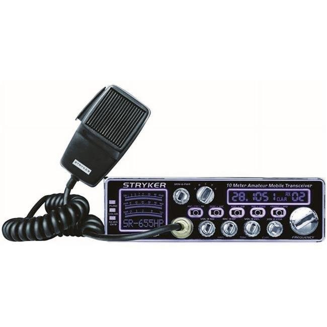 Stryker SR655HPC 80-90W 10m Radio with 7 Color Selectable Face  Echo  Roger B...