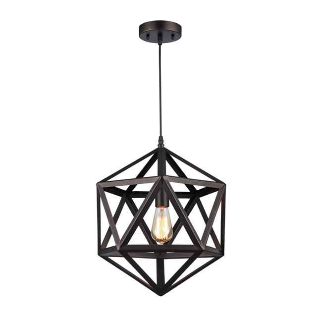 Chloe Lighting CH58075RB16-DP1 16 in. Wide Osbert Industrial Style 1 Light Ru...