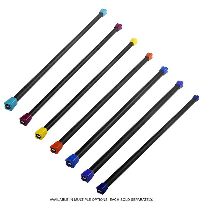 Champion Sports J-RPWB15 15 lbs Workout Bar with Rubber Padding