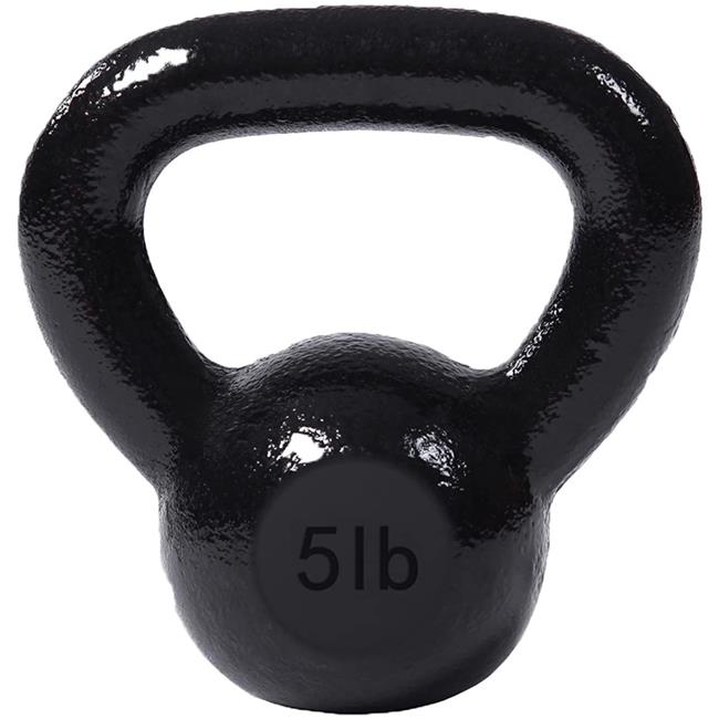 Champion Sports J-IKB5 5 lbs Cast Iron Kettlebell