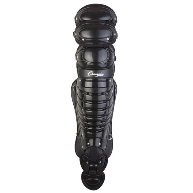 Champion Sports LG90BK 16.5 in. Pro Adult Triple Knee Shinguard  Black