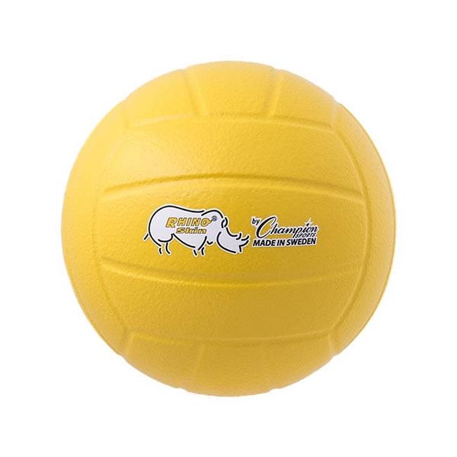 Champion Sports RSVB 8 in. Rhino Skin Molded Foam Ball  Yellow