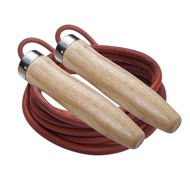 8.5 ft. Heavyweight Leather Ball Bearing Jump Rope
