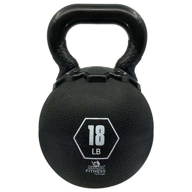 Champion Sports RKB18 18 lbs Rhino Kettle Bell  Yellow
