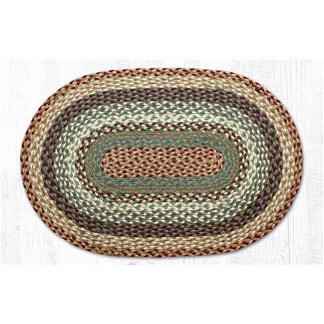Capitol Importing 32-LG413 24 x 39 in. Jute Slice Large Rug Slice - Buttermil...