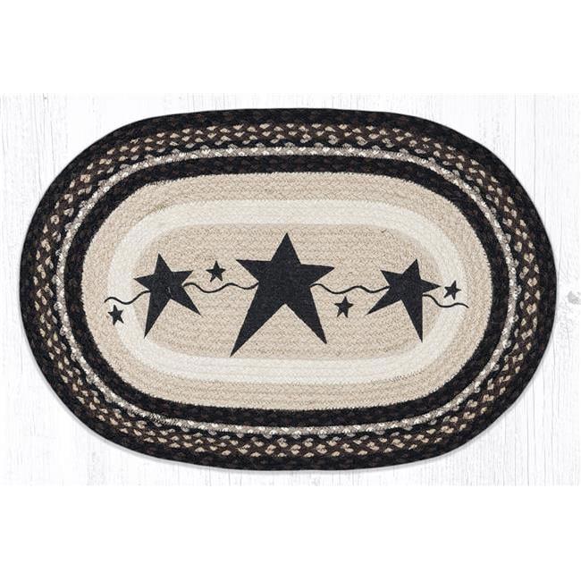 Capitol Importing 65-313PSB 20 x 30 in. OP-313 Primitive Stars Black Oval Patch